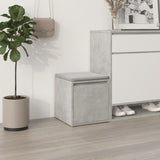 Concrete Grey Box Drawer 40.5x40x40 cm Engineered Wood