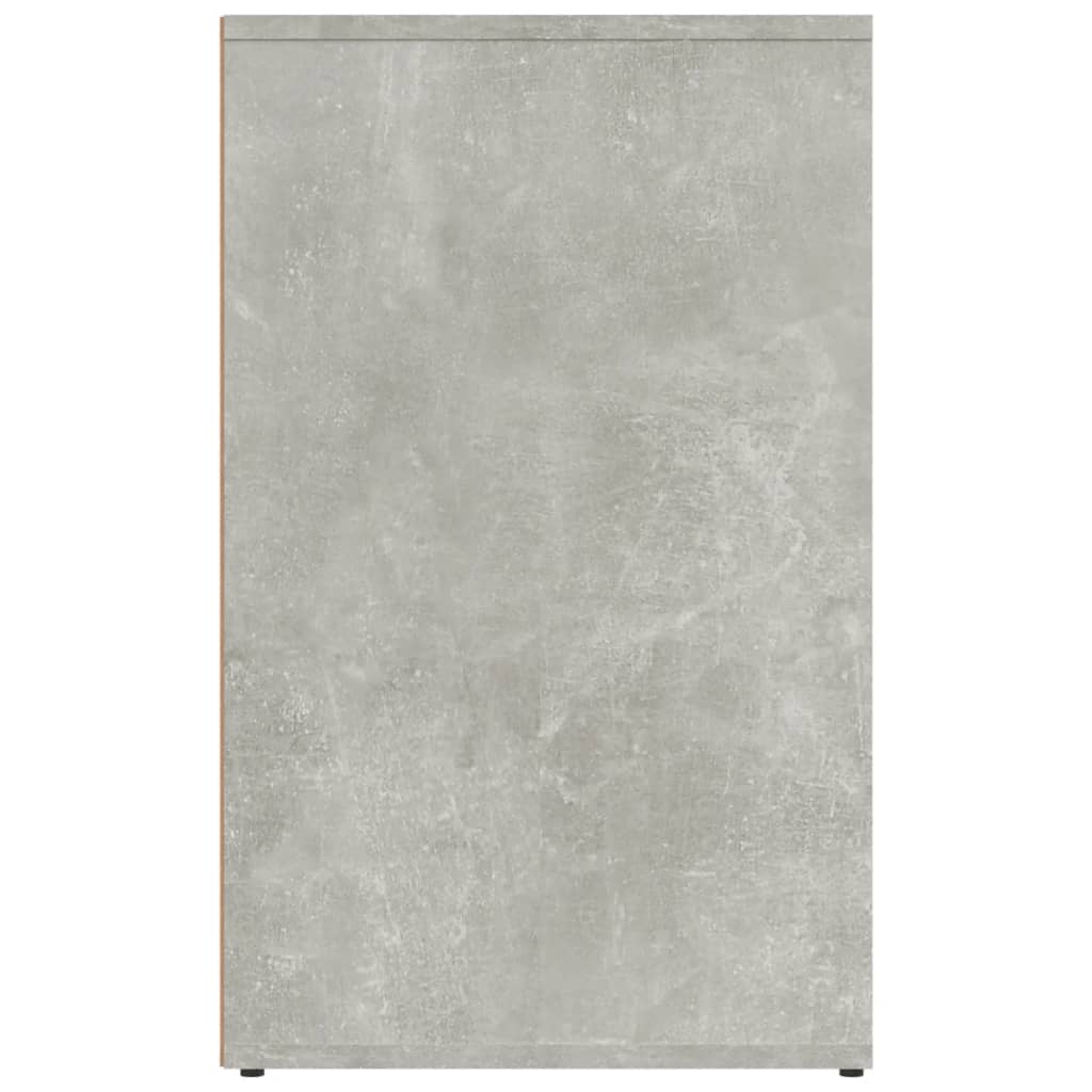 Armoire de dressing Gris béton 80x40x65 cm Bois d'ingénierie