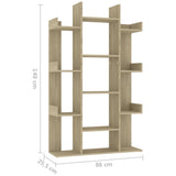 Bibliothèque Chêne Sonoma 86x25,5x140 cm Bois d’ingénierie