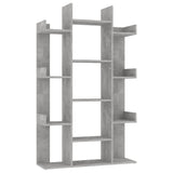 Concrete Grey Bookcase 86x25.5x140 cm Engineered Wood