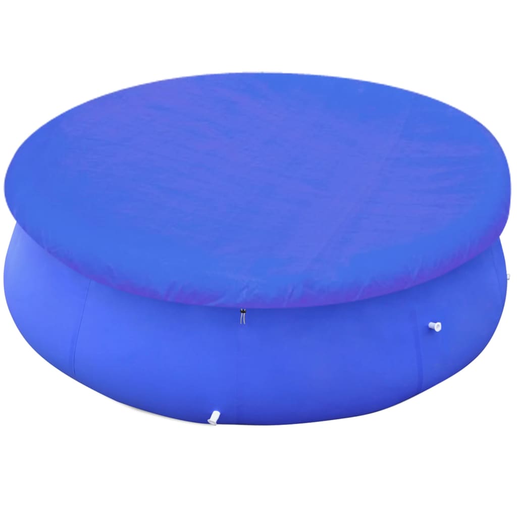 360-367cm Round Above Ground Pool Covers 2pcs