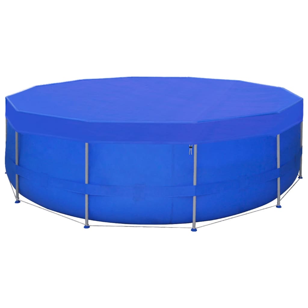 Couvertures de piscine 2 pcs PE Ronde 460 cm 90 g/m²