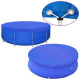 Couvertures de piscine 2 pcs PE Ronde 460 cm 90 g/m²