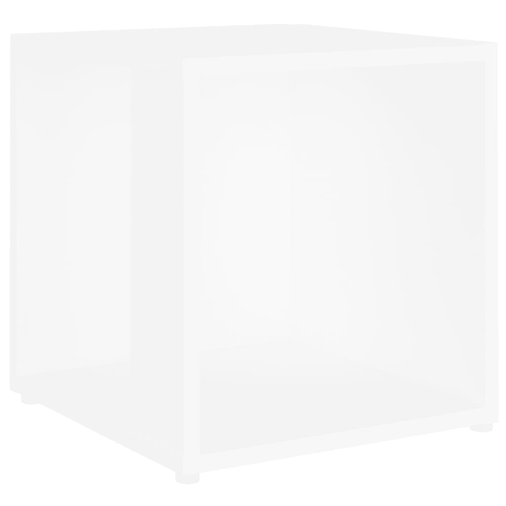 White side table 33x33x34.5 cm Chipboard