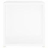 White side table 33x33x34.5 cm Chipboard