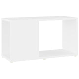 Meuble TV Blanc 60x24x32 cm Bois d'ingénierie