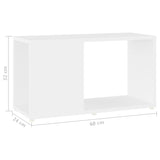 White TV cabinet 60x24x32 cm Engineered wood