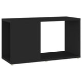 Meuble TV Noir 60x24x32 cm Bois d'ingénierie