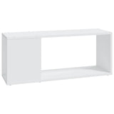 White TV cabinet 80x24x32 cm Engineered wood