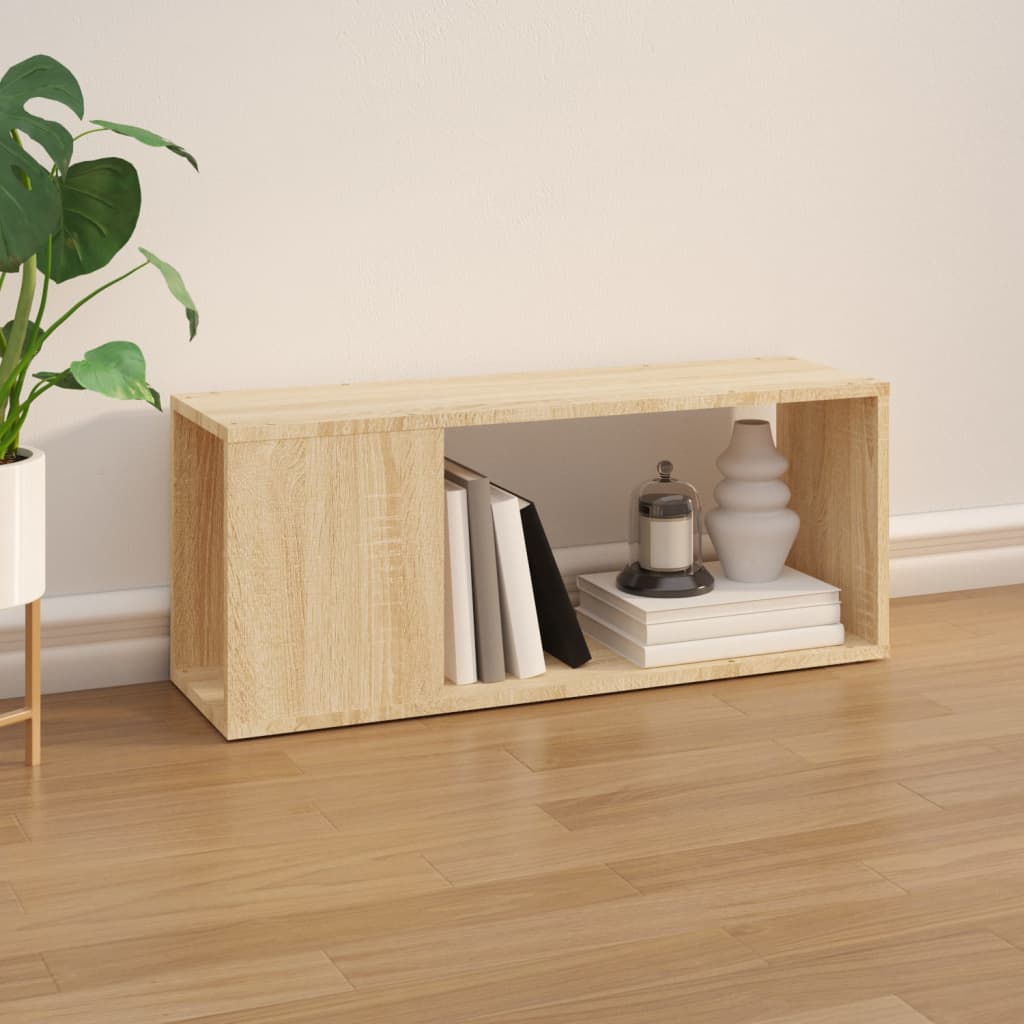 Meuble TV Chêne sonoma 80x24x32 cm Bois d'ingénierie