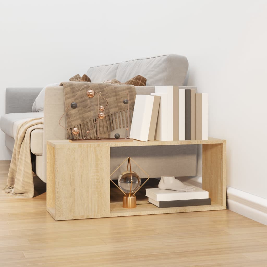 Meuble TV Chêne sonoma 80x24x32 cm Bois d'ingénierie