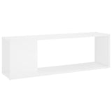 Meuble TV Blanc 100x24x32 cm Bois d'ingénierie