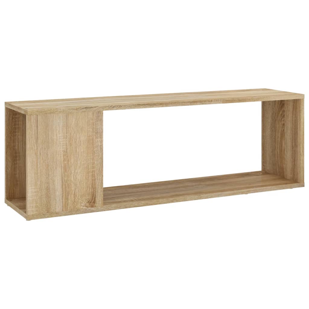 Meuble TV Chêne sonoma 100x24x32 cm Bois d'ingénierie