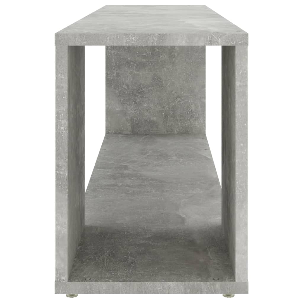 Meuble TV Gris béton 100x24x32 cm Bois d'ingénierie