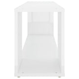 Meuble TV Blanc brillant 100x24x32 cm Bois d'ingénierie