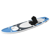 Sea blue inflatable SUP board set 300x76x10 cm