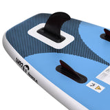 Sea blue inflatable SUP board set 300x76x10 cm