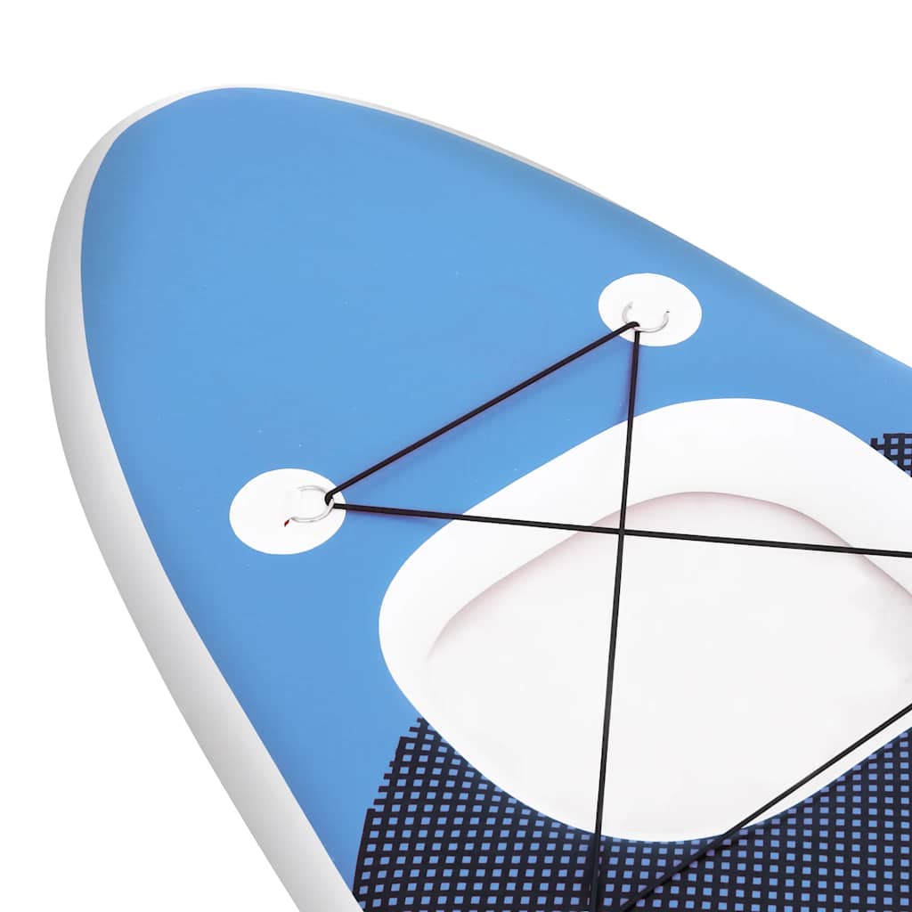 Sea blue inflatable SUP board set 300x76x10 cm