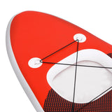 Inflatable SUP board set Red 300x76x10 cm