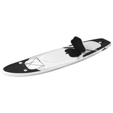 Black Inflatable SUP Board Set 300x76x10 cm