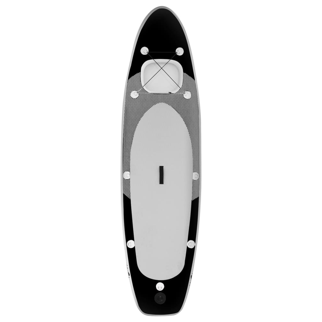 Black Inflatable SUP Board Set 300x76x10 cm