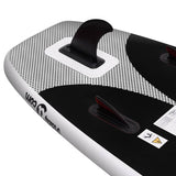 Black Inflatable SUP Board Set 300x76x10 cm