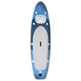 Aufblasbares SUP-Board-Set Blau 330x76x10 cm