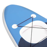 Aufblasbares SUP-Board-Set Blau 360x81x10 cm