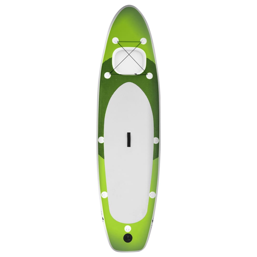 Inflatable SUP board set Green 360x81x10 cm