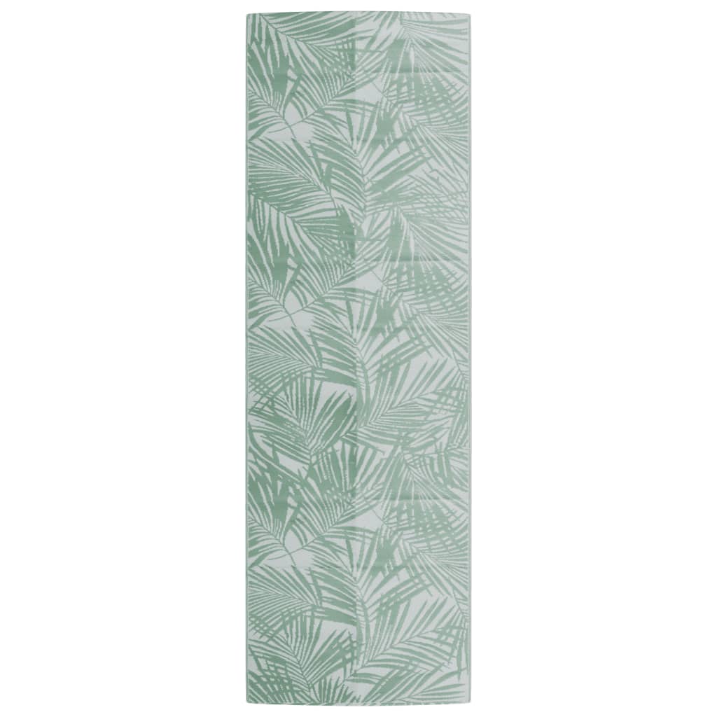 Tapis d'extérieur vert 80x250 cm PP