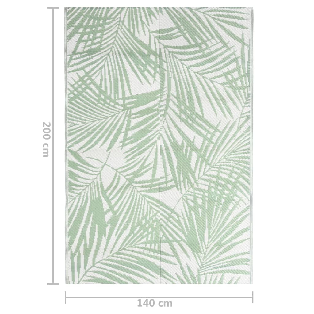 Tapis d'extérieur Vert 140x200 cm PP