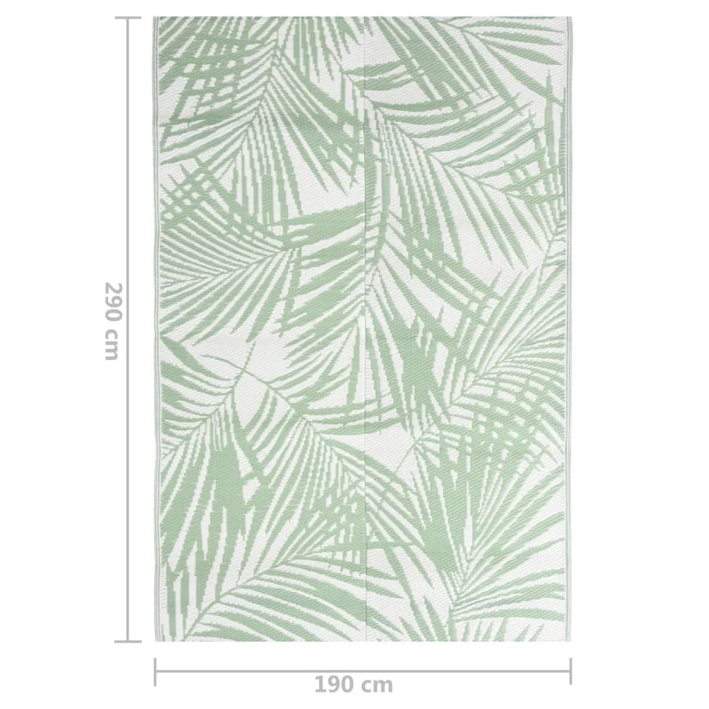 Tapis d'extérieur Vert 190x290 cm PP