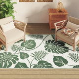 Tapis d'extérieur vert 140x200 cm PP