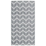 Tapis d'extérieur Gris 80x150 cm PP