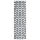 Tapis d'extérieur gris 80x250 cm PP