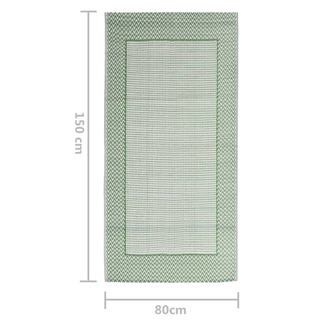 Tapis d'extérieur Vert 80x150 cm PP