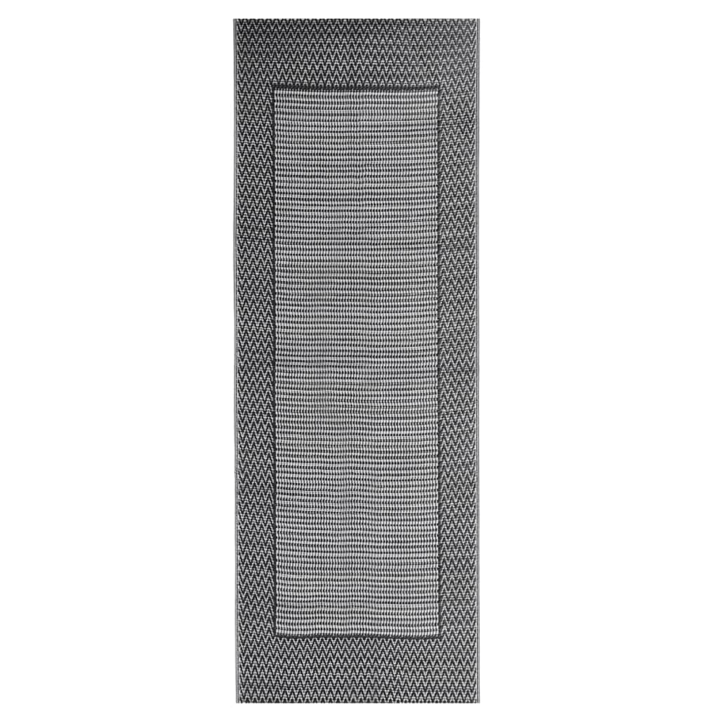 Tapis d'extérieur Noir 80x150 cm PP