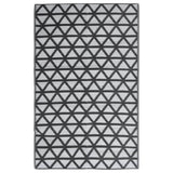 Tapis d'extérieur Noir 140x200 cm PP