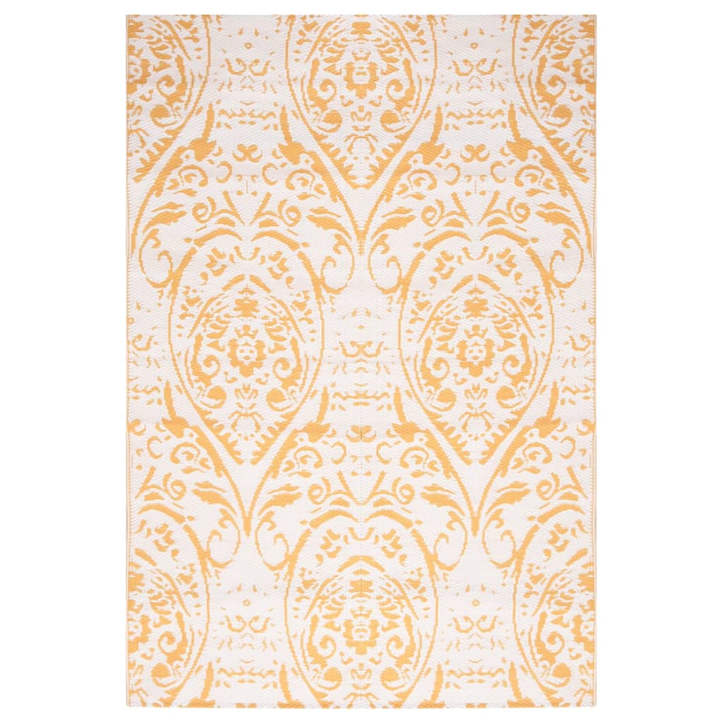 Tapis d'extérieur Jaune 140x200 cm PP