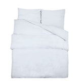 Ensemble de housse de couette Blanc 240x220 cm Microfibre