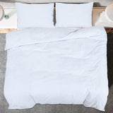 White Duvet Cover Set 260x240 cm Microfiber