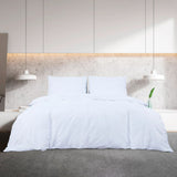 White Duvet Cover Set 200x200 cm Microfiber