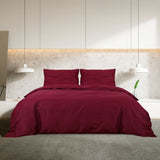 Bordeaux Duvet Cover Set 240x220 cm Microfiber