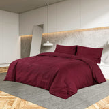 Bordeaux Duvet Cover Set 240x220 cm Microfiber