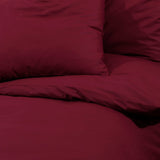 Bordeaux Duvet Cover Set 200x220 cm Microfiber