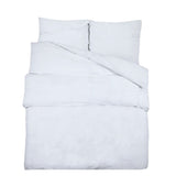 Ensemble de housse de couette Blanc 240x220 cm Coton