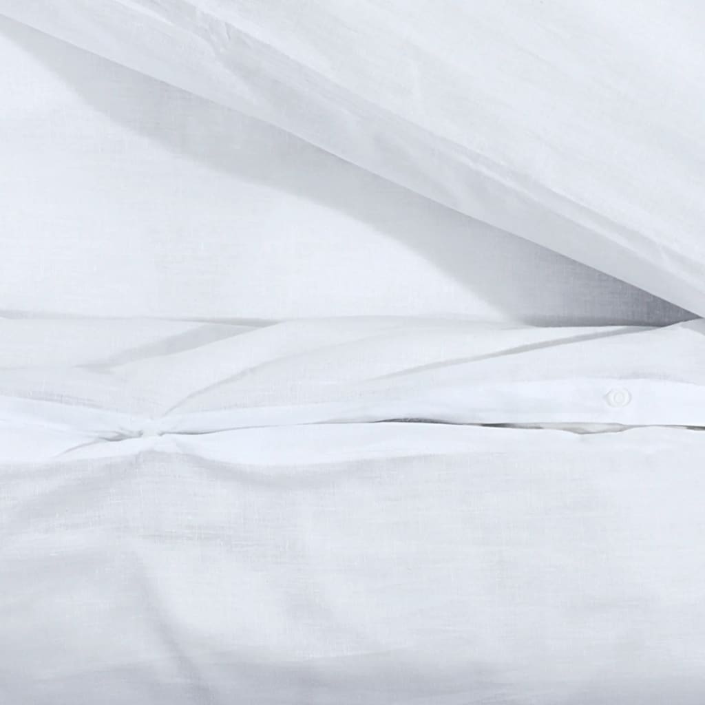 Duvet cover set White 260x240 cm Cotton