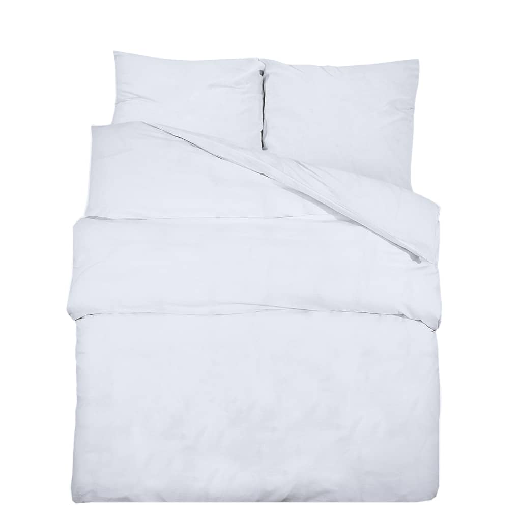 Duvet cover set White 135x200 cm Cotton