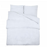 Duvet cover set White 225x220 cm Cotton