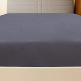 Drap-housse Jersey Anthracite 100x200 cm Coton